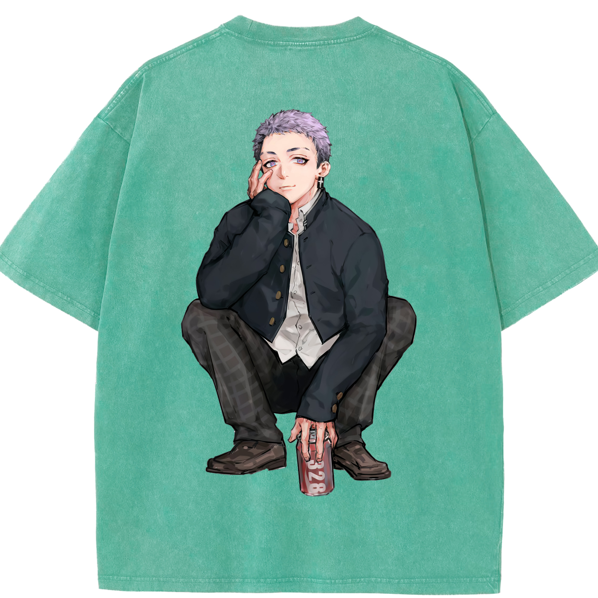 （画像用） 東京リベンジャーズ Tokyo Revengers 綿100% ヴィンテージ風 半袖Tシャツ（背面プリント）